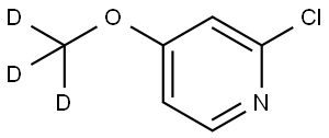 2-chloro-4-(methoxy-d3)pyridine Struktur