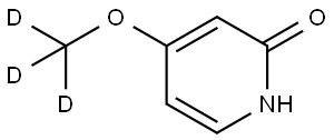 4-(methoxy-d3)pyridin-2(1H)-one Struktur