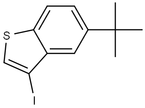 Benzo[b]thiophene, 5-(1,1-dimethylethyl)-3-iodo- Struktur