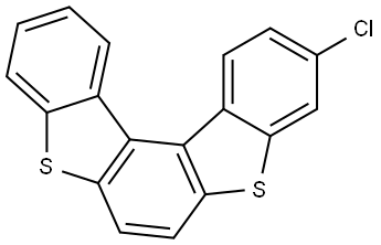 3-chlorobenzo[b]benzo[4,5]thieno[3,2-e]benzothiophene Struktur