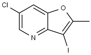 6-氯-3-碘-2-甲基呋喃并[3,2-B]吡啶, 3035325-40-4, 結(jié)構(gòu)式