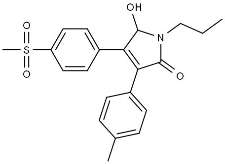 Imrecoxib Impurity 4 Struktur