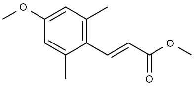 Methyl (E)-3-(4-methoxy-2,6-dimethylphenyl)acrylate Struktur