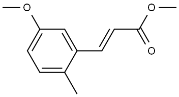 Methyl (E)-3-(5-methoxy-2-methylphenyl)acrylate Struktur