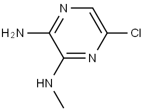 6-Chloro-N2-methylpyrazine-2,3-diamine Struktur