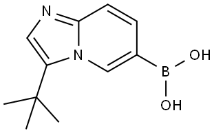 (3-(tert-Butyl)imidazo[1,2-a]pyridin-6-yl)boronic acid Struktur