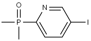 Pyridine, 2-(dimethylphosphinyl)-5-iodo- Struktur