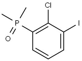 Phosphine oxide, (2-chloro-3-iodophenyl)dimethyl- Struktur