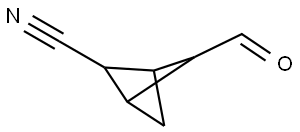 4-Formylbicyclo[1.1.1]pentane-2-carbonitrile Struktur