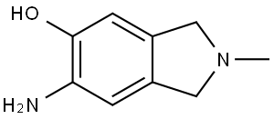 1H-Isoindol-5-ol, 6-amino-2,3-dihydro-2-methyl- Struktur