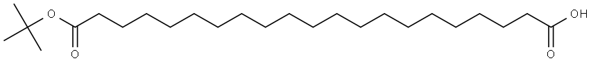 Mono-tert-butyl eicosanedioate Struktur