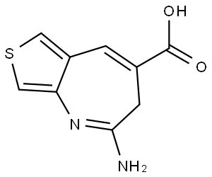 3H-Thieno[3,4-b]azepine-4-carboxylic acid, 2-amino- Struktur