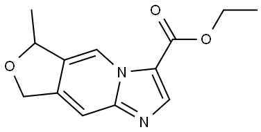 Ethyl 6-methyl-6H,8H-furo[3,4-d]imidazo[1,2-a]pyridine-3-carboxylate Struktur