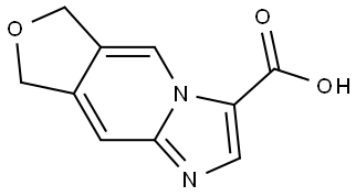 6H,8H-Furo[3,4-d]imidazo[1,2-a]pyridine-3-carboxylic acid Struktur