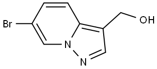 Pyrazolo[1,5-a]pyridine-3-methanol, 6-bromo- Struktur