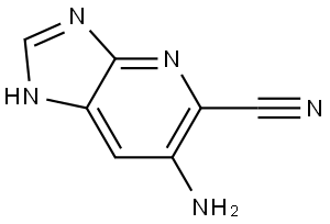 3H-Imidazo[4,5-b]pyridine-5-carbonitrile, 6-amino- Struktur