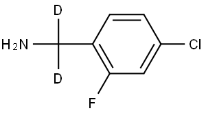 (4-Chloro-2-fluorophenyl)methanamine-d2 Struktur