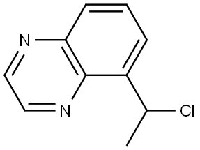 Quinoxaline, 5-(1-chloroethyl)- Struktur