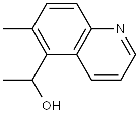 5-Quinolinemethanol, α,6-dimethyl- Struktur