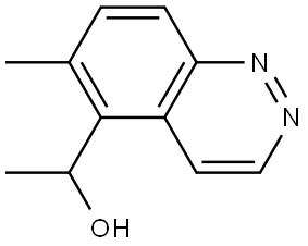 5-Cinnolinemethanol, α,6-dimethyl- Struktur