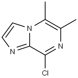 Imidazo[1,2-a]pyrazine, 8-chloro-5,6-dimethyl- Struktur