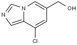 Imidazo[1,5-a]pyridine-6-methanol, 8-chloro- Struktur