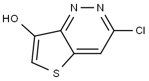 3-chlorothieno[3,2-c]pyridazin-7-ol Struktur