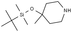 Piperidine, 4-[[(1,1-dimethylethyl)dimethylsilyl]oxy]-4-methyl-|4-((叔丁基二甲基硅烷基)氧基)-4-甲基哌啶