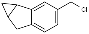 Cycloprop[a]indene, 3-(chloromethyl)-1,1a,6,6a-tetrahydro- Struktur