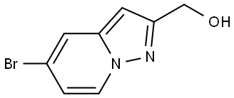 Pyrazolo[1,5-a]pyridine-2-methanol, 5-bromo- Struktur