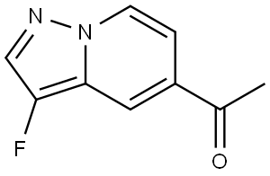 1-(3-氟吡唑并[1,5-A]吡啶-5-基)乙-1-酮, 3052724-96-3, 結(jié)構(gòu)式