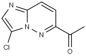 Ethanone, 1-(3-chloroimidazo[1,2-b]pyridazin-6-yl)- Struktur