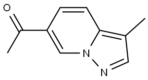 Ethanone, 1-(3-methylpyrazolo[1,5-a]pyridin-6-yl)- Struktur