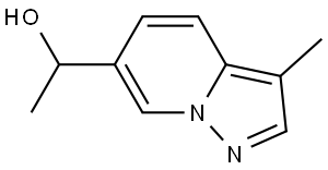 Pyrazolo[1,5-a]pyridine-6-methanol, α,3-dimethyl- Struktur