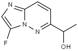 Imidazo[1,2-b]pyridazine-6-methanol, 3-fluoro-α-methyl- Struktur