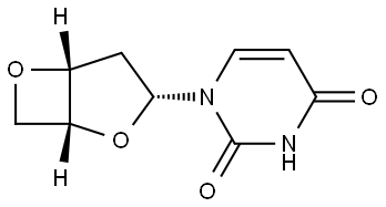 2,4(1H,3H)-Pyrimidinedione, 1-(3,5-anhydro-2-deoxy-β-D-threo-pentofuranosyl)-