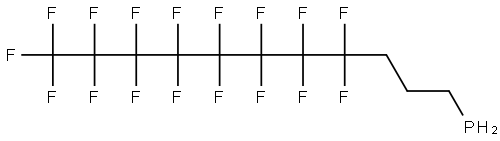 4,4,5,5,6,6,7,7,8,8,9,9,10,10,11,11,11-Heptadecafluoro-undecyl-phosphane Struktur