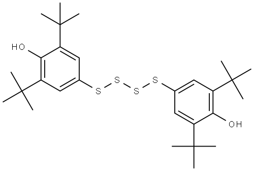 Phenol, 4,4'-tetrathiobis[2,6-bis(1,1-dimethylethyl)- (9CI) Struktur