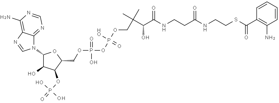 Coenzyme A, S-(2-aminobenzoate) Struktur