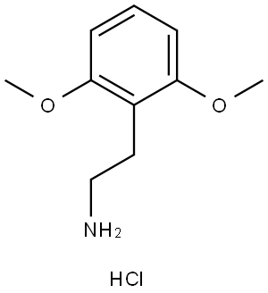 2-(2,6-dimethoxyphenyl)ethan-1-amine
hydrochloride Struktur