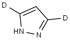 1H-pyrazole-3,5-d2 Struktur