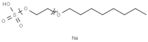 POLYETHYLENEGLYCOLOCTYLETHERSULFATE,SODIUMSALT Struktur