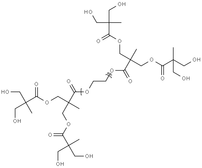 PFD-G2-PEG6k-OH Struktur