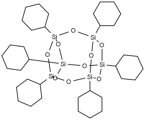 Tetracyclo[5.5.1.13,11.15,9]hexasiloxane, 1,3,5,7,9,11-hexacyclohexyl-