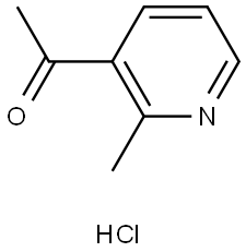 1-(2-Methyl-3-pyridinyl)ethanone hydrochloride Struktur