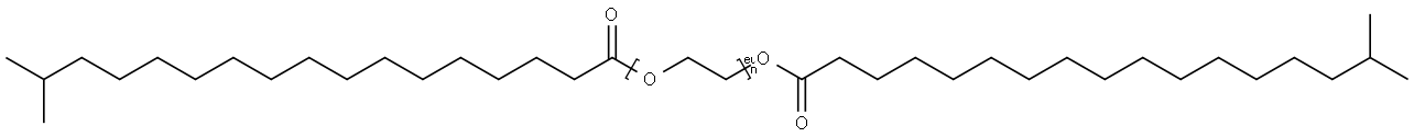 Polyethyleneglycol diisostearate Struktur