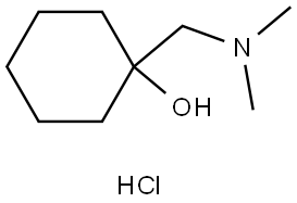 1-((dimethylamino)methyl)cyclohexan-1-ol hydrochloride Struktur