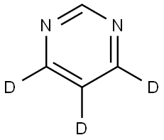 pyrimidine-4,5,6-d3 Struktur