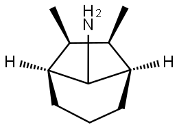 Bicyclo[3.2.1]octan-8-amine, 6,7-dimethyl-, (1R,5S,6S,7R,8-syn)-rel- (9CI) Struktur