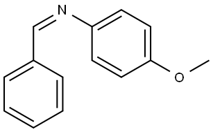 Benzenamine, 4-methoxy-N-(phenylmethylene)-, [N(Z)]-